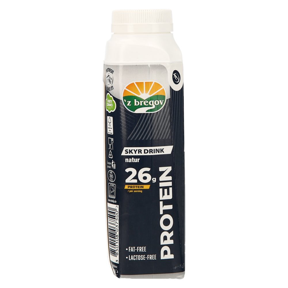 TEKOČI JOGURT PROTEIN NATUR SKYR ´Z BREGOV, VINDIJA, 330G