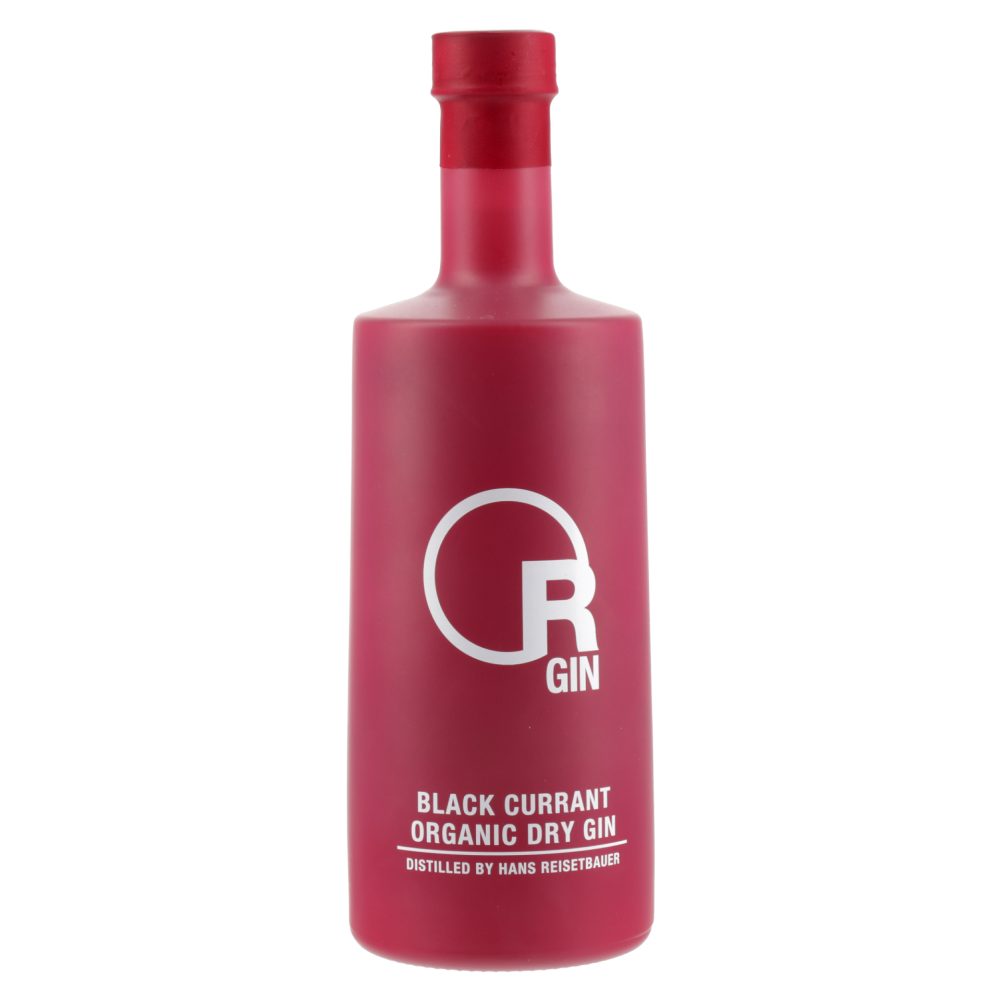 BIO GIN, BLACK CURRANT, ORGANIC DRY, REISETBAUER, 0,5L