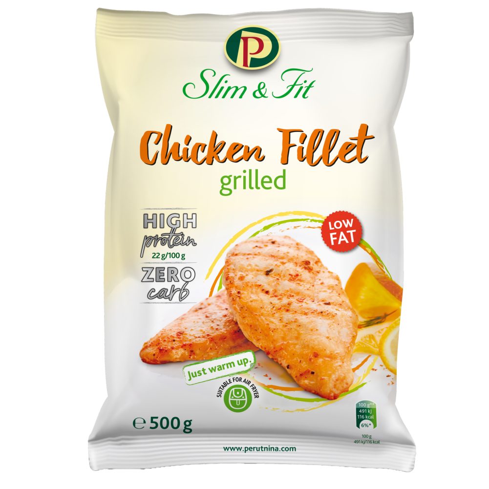 PEČEN PIŠČANČJI ZREZEK SLIM&FIT, PERUTNINA PTUJ, 500G