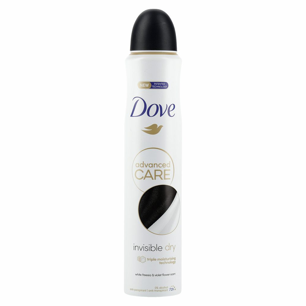 deo sprej invisible dry, advanced care, dove, 200ml
