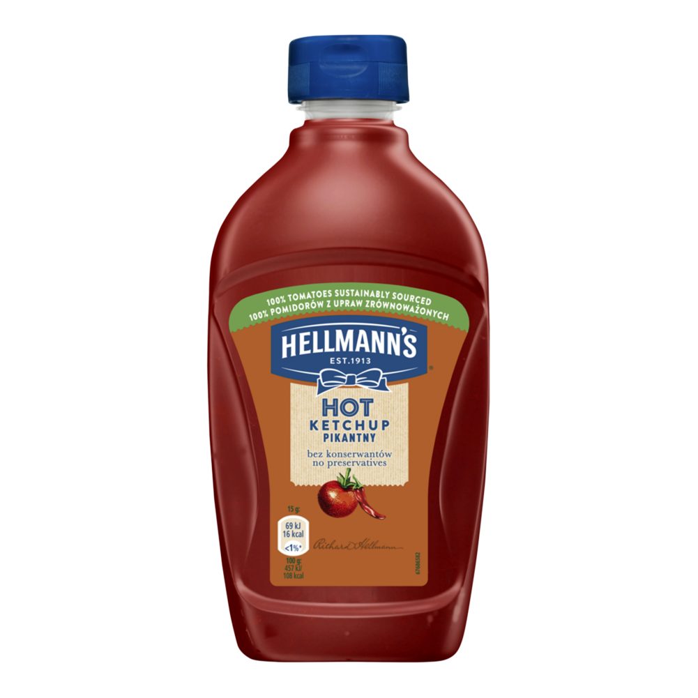 Pekoči ketchup, Hellmann's, 470 g