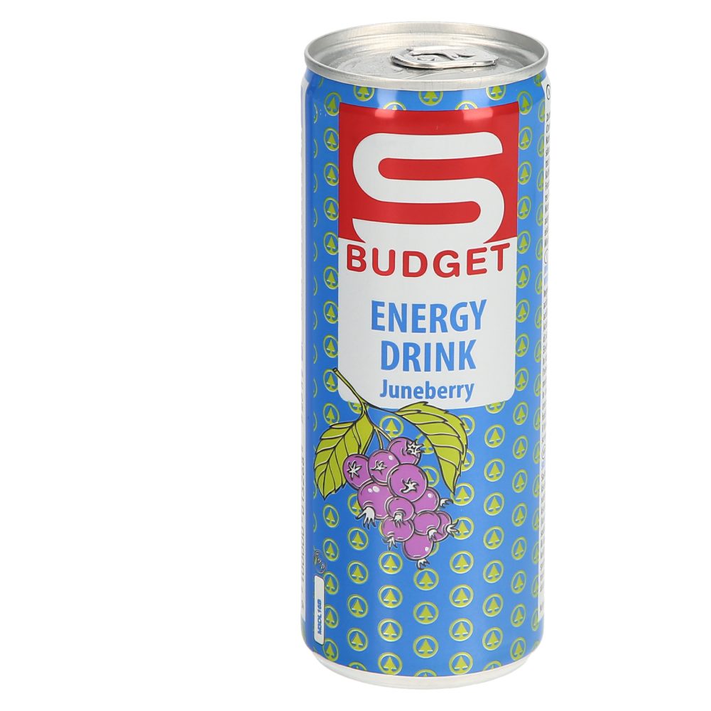 GAZIRANA ENERGIJSKA PIJAČA Z OKUSOM ŠMARNE HRUŠICE, S-BUDGET, 250ML