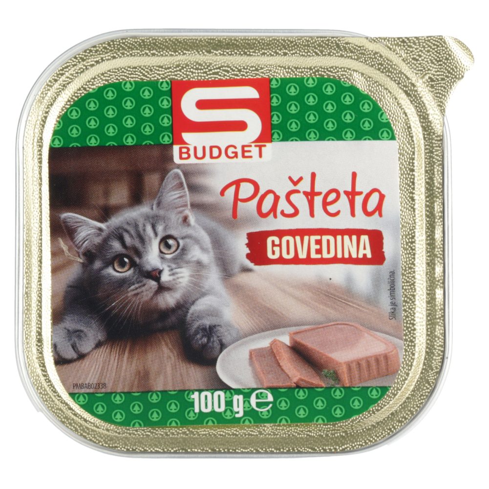mokra hrana za mačke z govedino