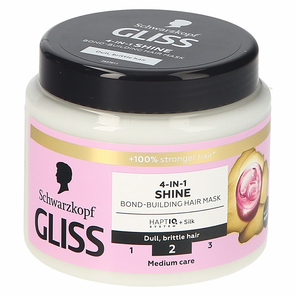 maska za lase 4 in 1 liquid silk, gliss, schwarzkopf 400ml