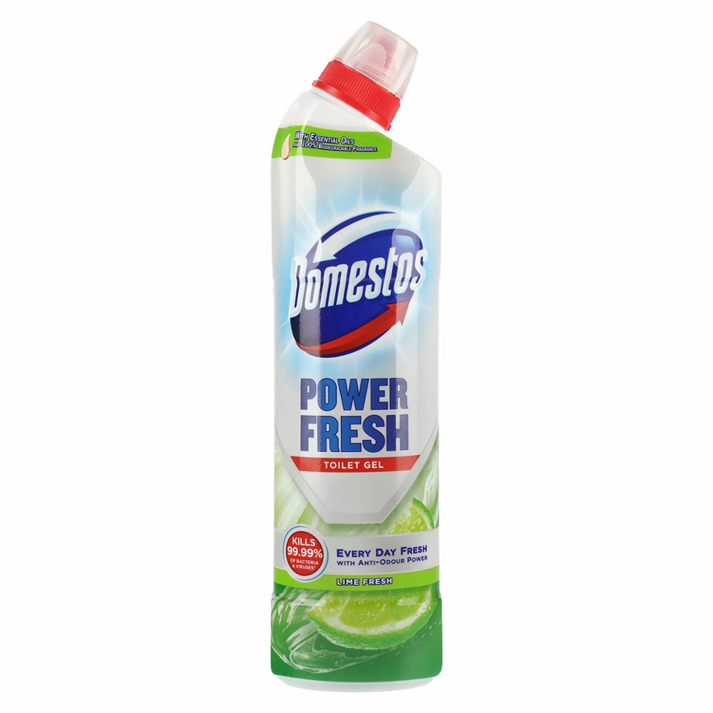 wc čistilo gel lime, domestos, 700ml