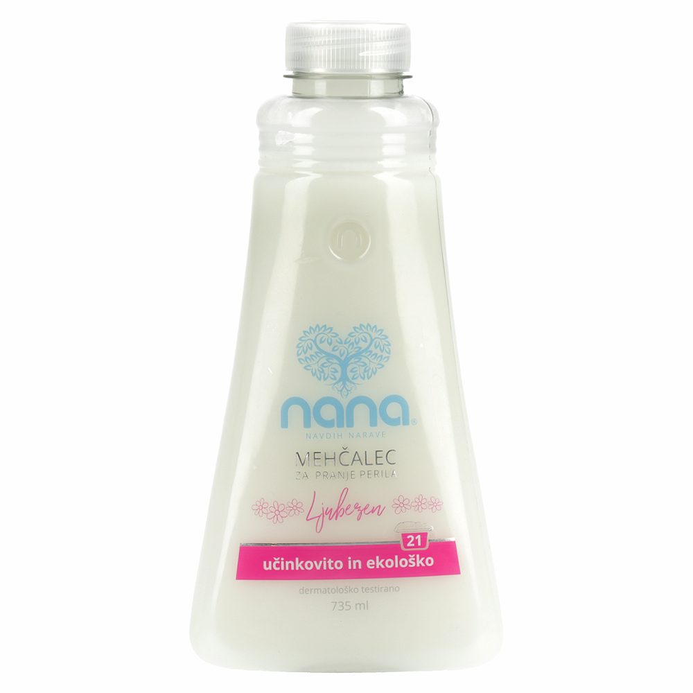 mehčalec za pranje perila ljubezen, nana, 21 pranj, 735ml