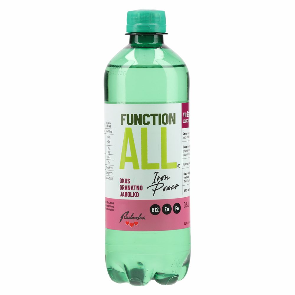 blago gazirana brezalkoholna pijača iron power, function all, 0,5l