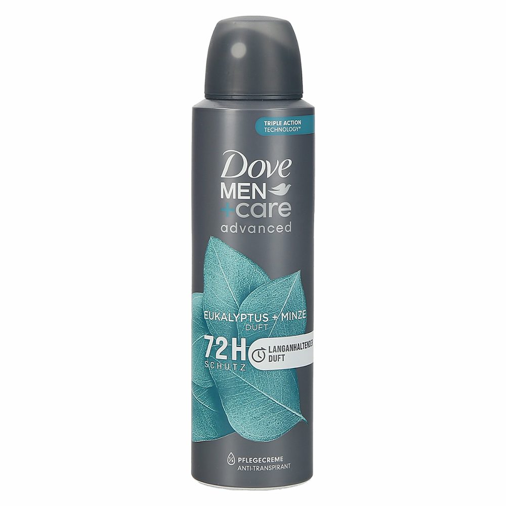 deo sprej eukaliptus in meta, moški, dove men +care, 150ml