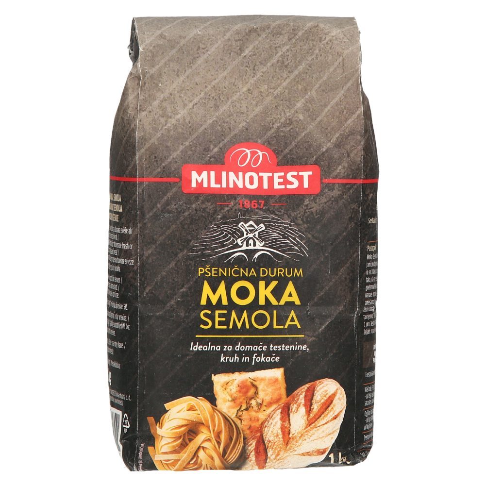 PŠENIČNA DURUM MOKA SEMOLA, MLINOTEST, 1KG