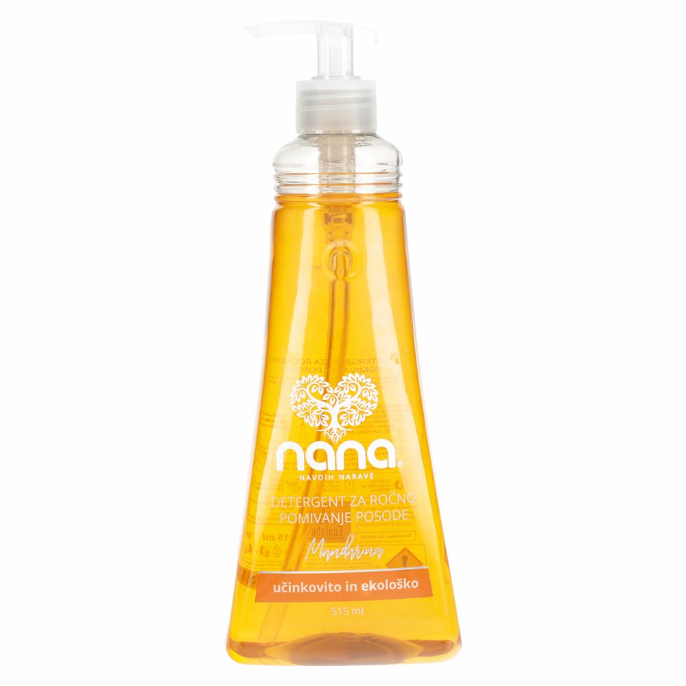 eko detergent za ročno pomivanje posode, mandarina, nana, 515 ml