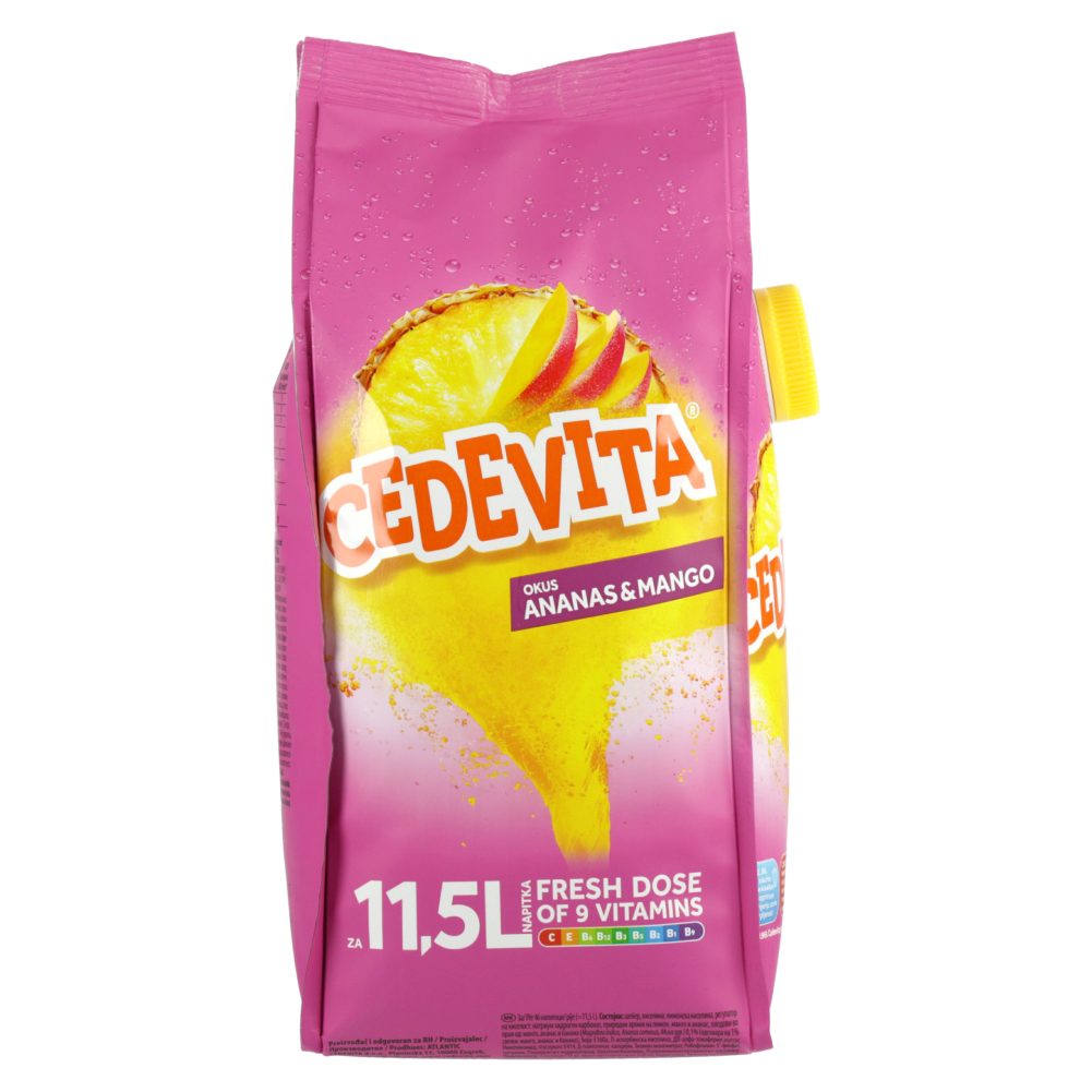 NAPITEK ANANAS IN MANGO, CEDEVITA, 900G | SPAR Online