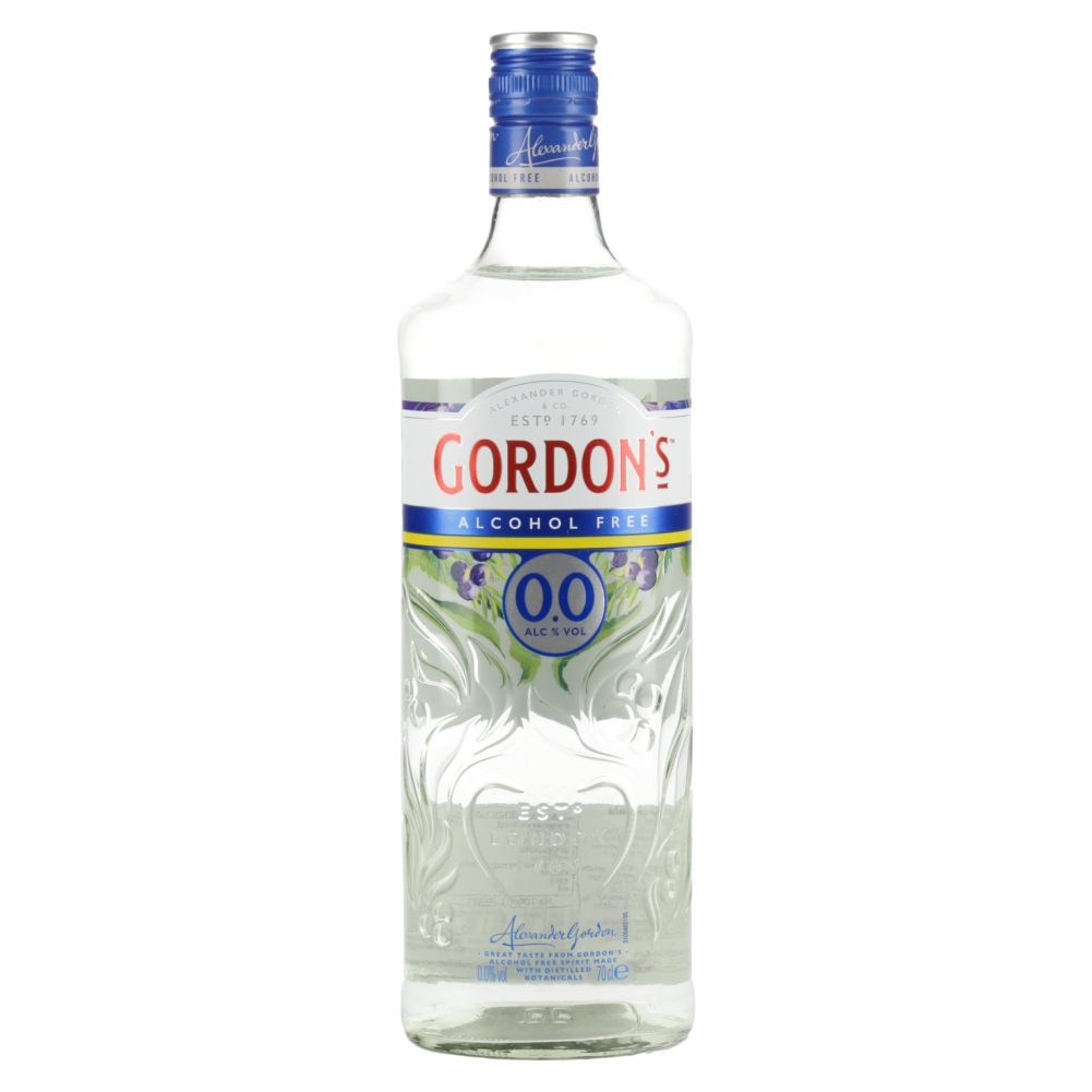 BREZALKOHOLNI GIN GORDON´S 0,0% ALK, 0,7L