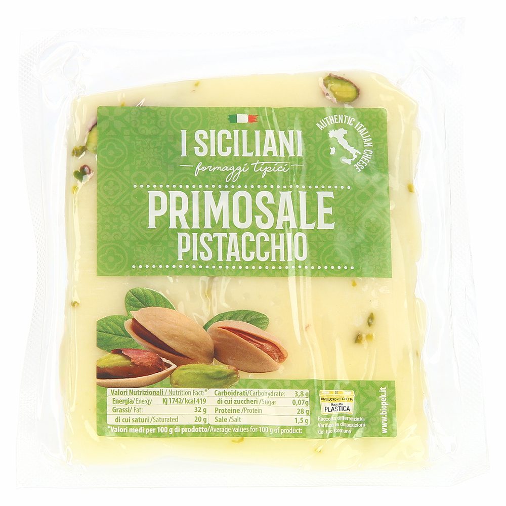 sir pecorino s pistacijo, primosale, pakirano, 200 g