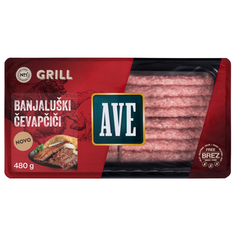 BANJALUŠKI ČEVAPČIČI, AVE, 480G