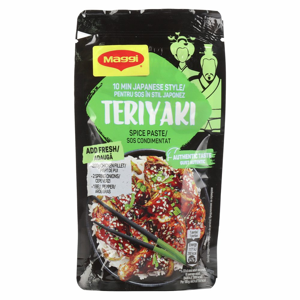 pasta za kuhanje teriyaki v vrečki