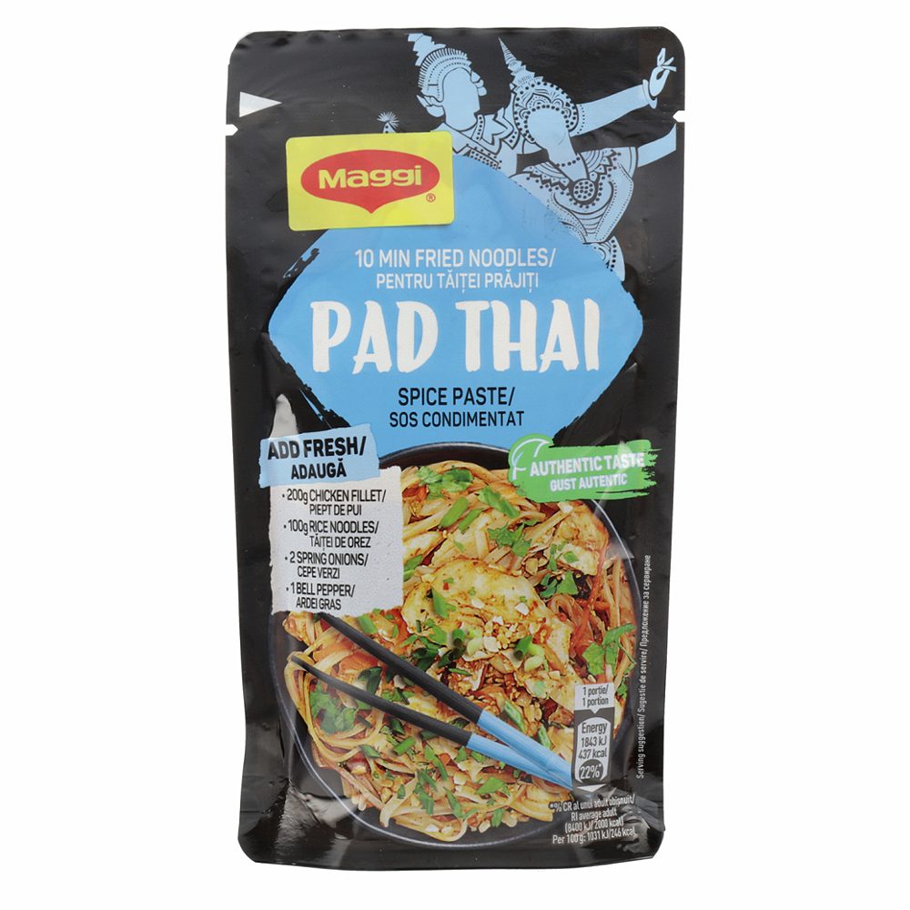 pasta za kuhanje pad thai v vrečki