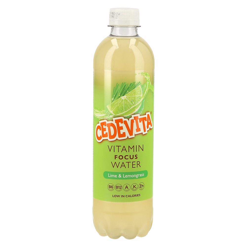 pijača z okusom limete in limonske trave, cedevita, 0,5l