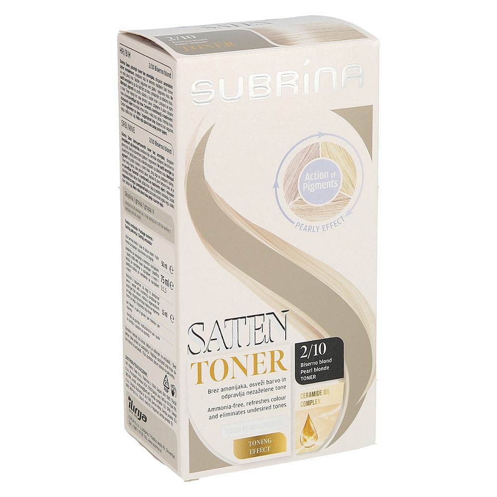 toner 2/10 biserno blond, subrina saten
