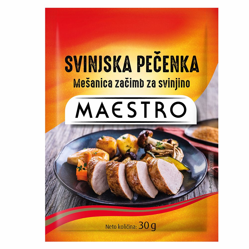 mešanica začimb za svinjino, maestro, 30g