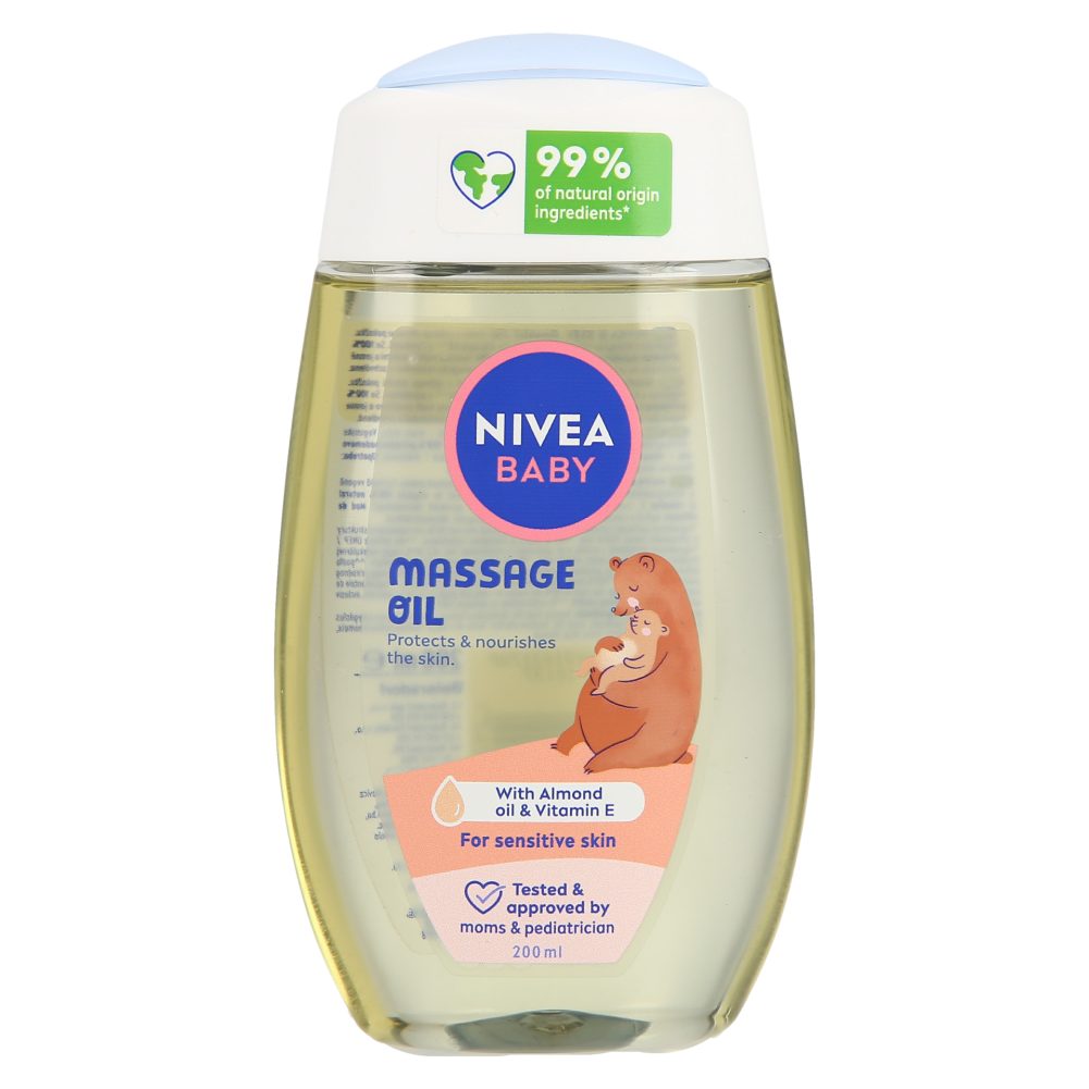 OTROŠKO OLJE ZA MASAŽO, NIVEA BABY, 200ML