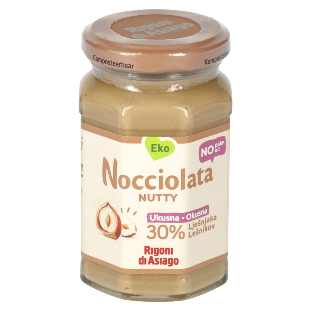 BIO LEŠNIKOV NAMAZ NOCCIOLATA NUTTY, RIGONI DI ASIAGO, 250G