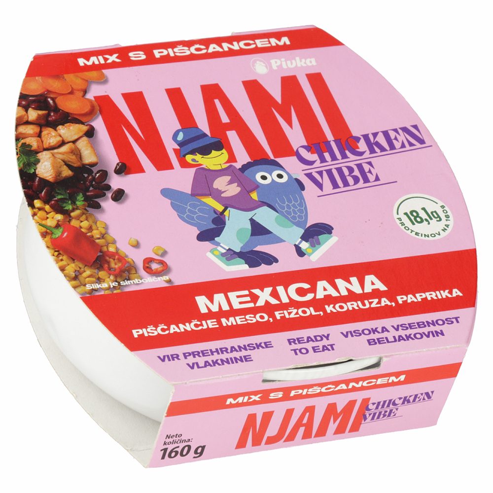 piščančja solata mexicana s fižolom in koruzo