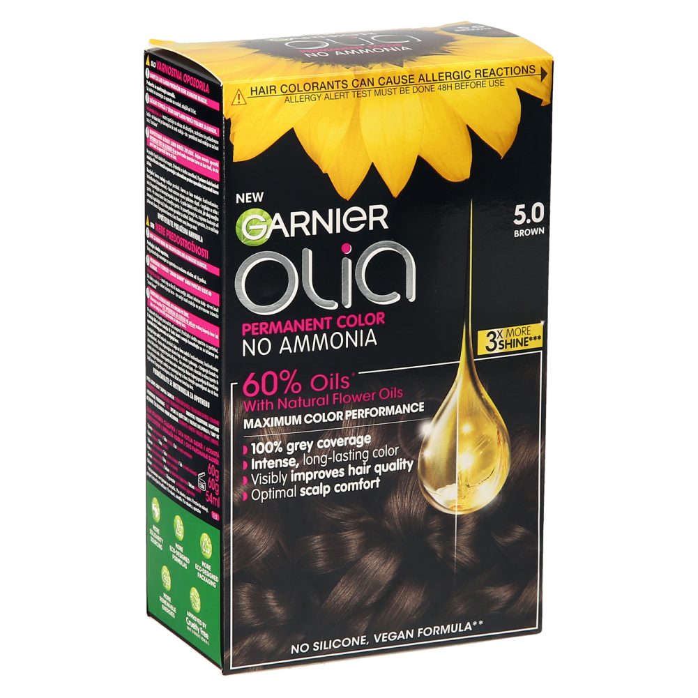 BARVA ZA LASE 5.0 BROWN, OLIA, GARNIER