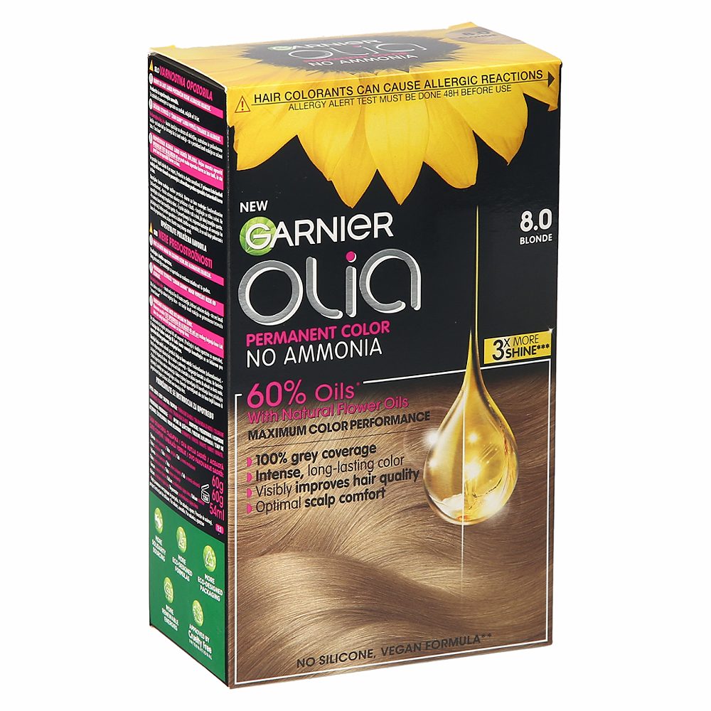 barva za lase garnier olia 8.0 blonde