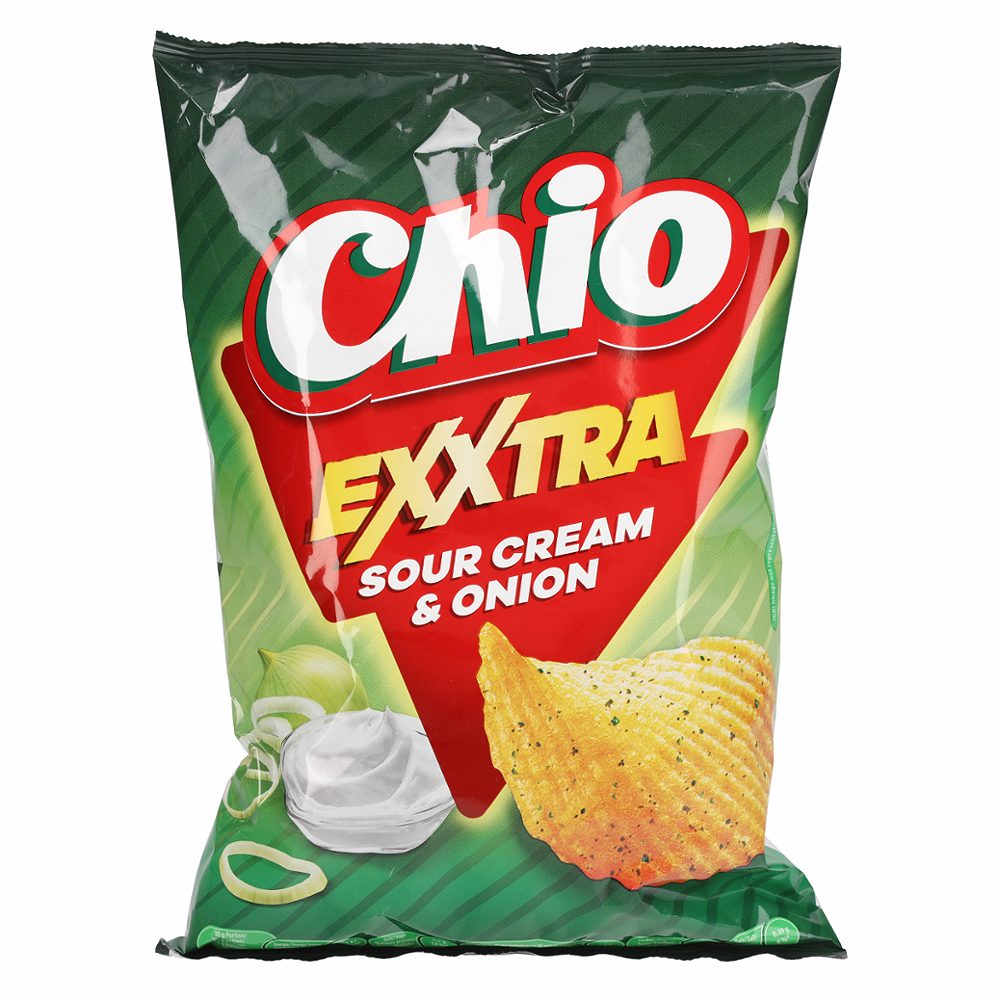 čips kisla smetana in čebula exxtra