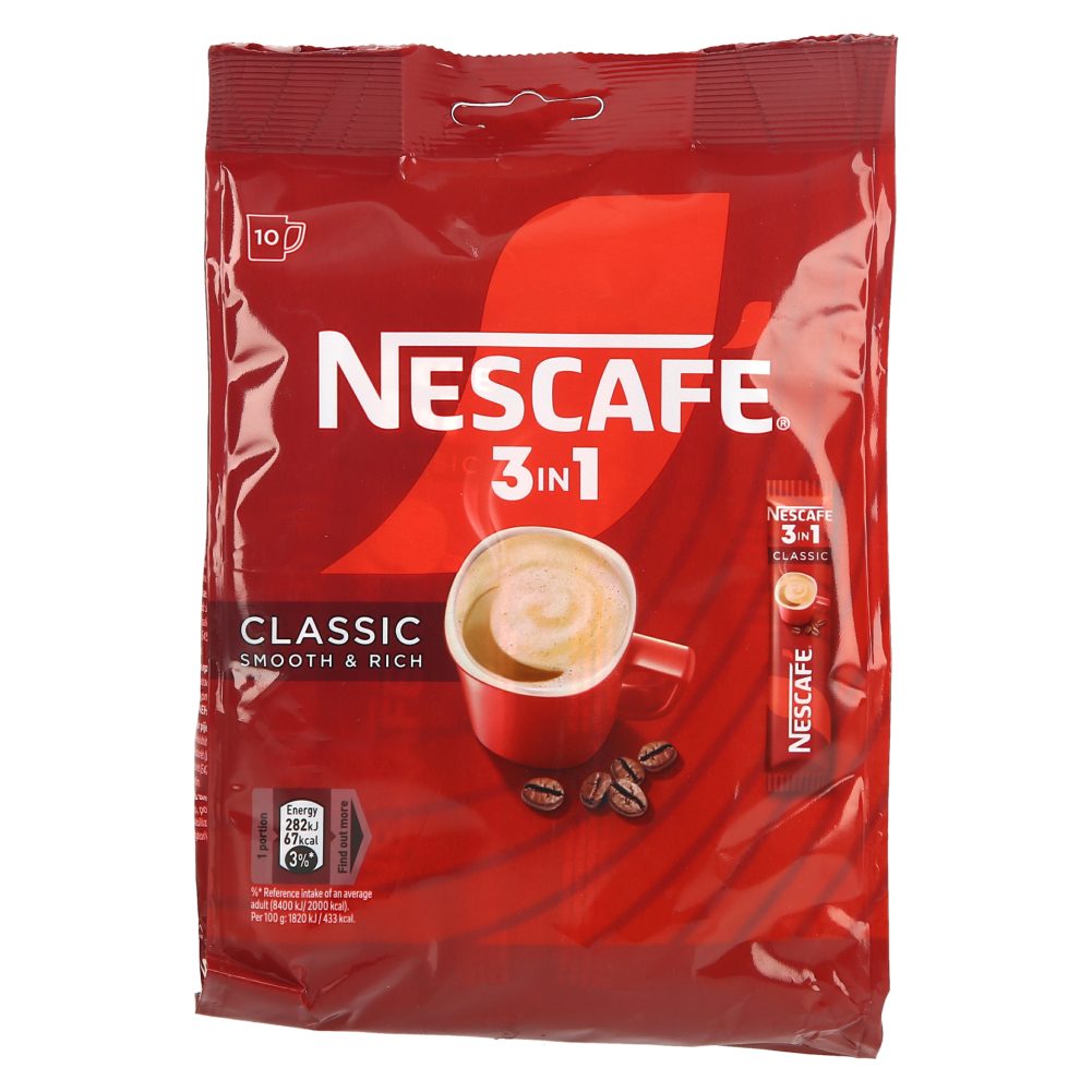 instant kava, classic 3v1, nescafe, 155 g