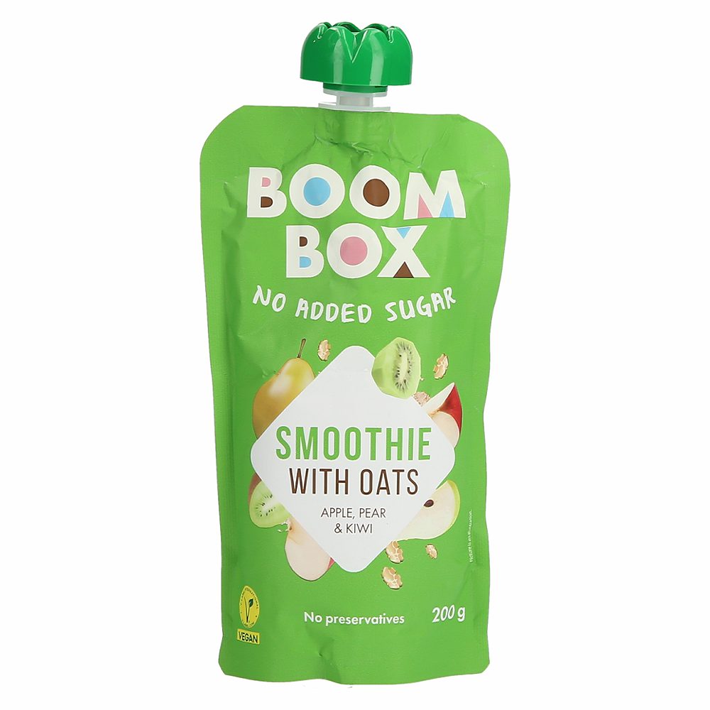 smoothie, jabolko, hruška in kivi, boom box, 200 g