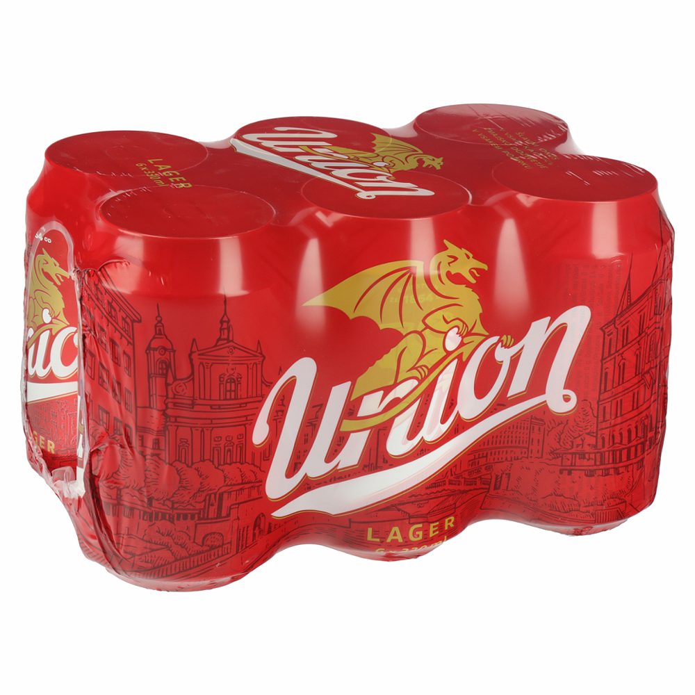 svetlo pivo union, 6x0,33l