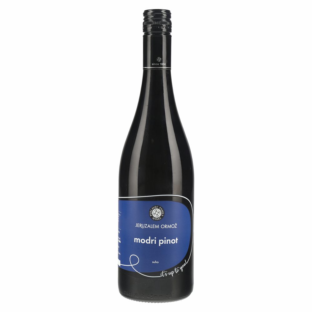 rdeče vino modri pinot, jeruzalem ormož, 0,75l