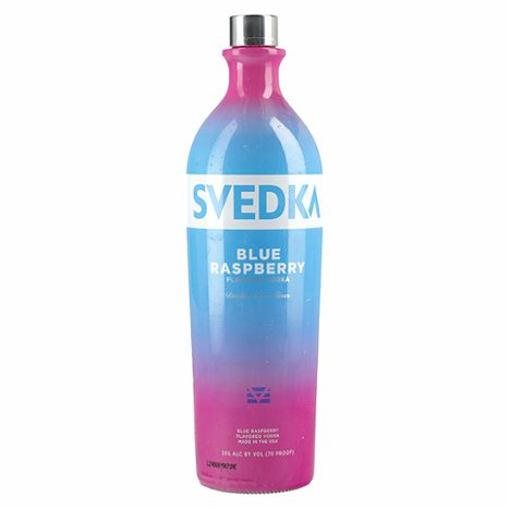 VODKA, BLUE RASPBERRY, SVEDKA, 1L