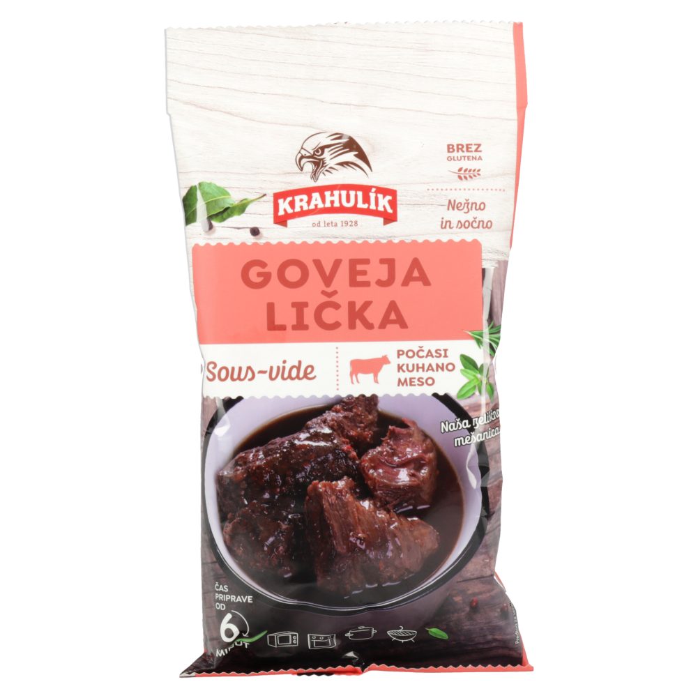 GOVEJA LIČKA SOUS VIDE, KRAHULIK, 300G