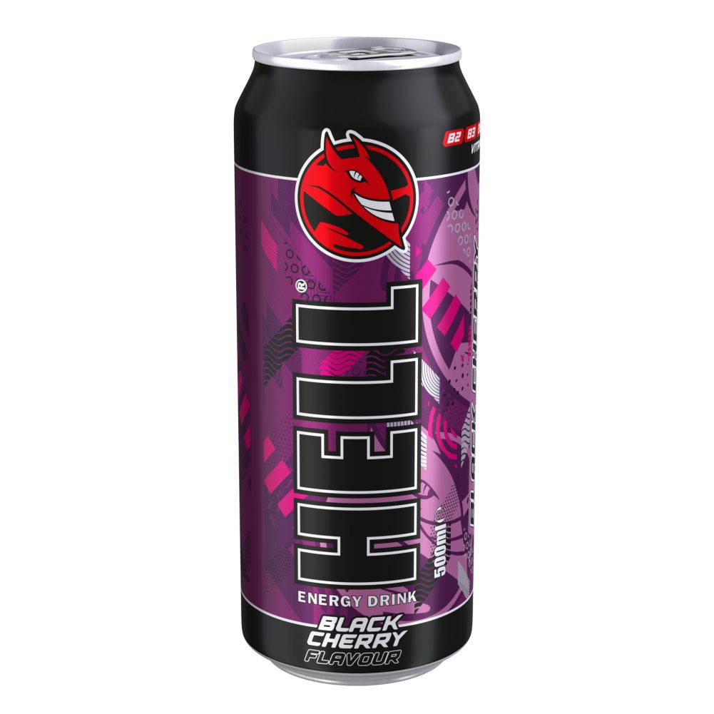 Energijski napitek, Black cherry, Hell, 0,5 l