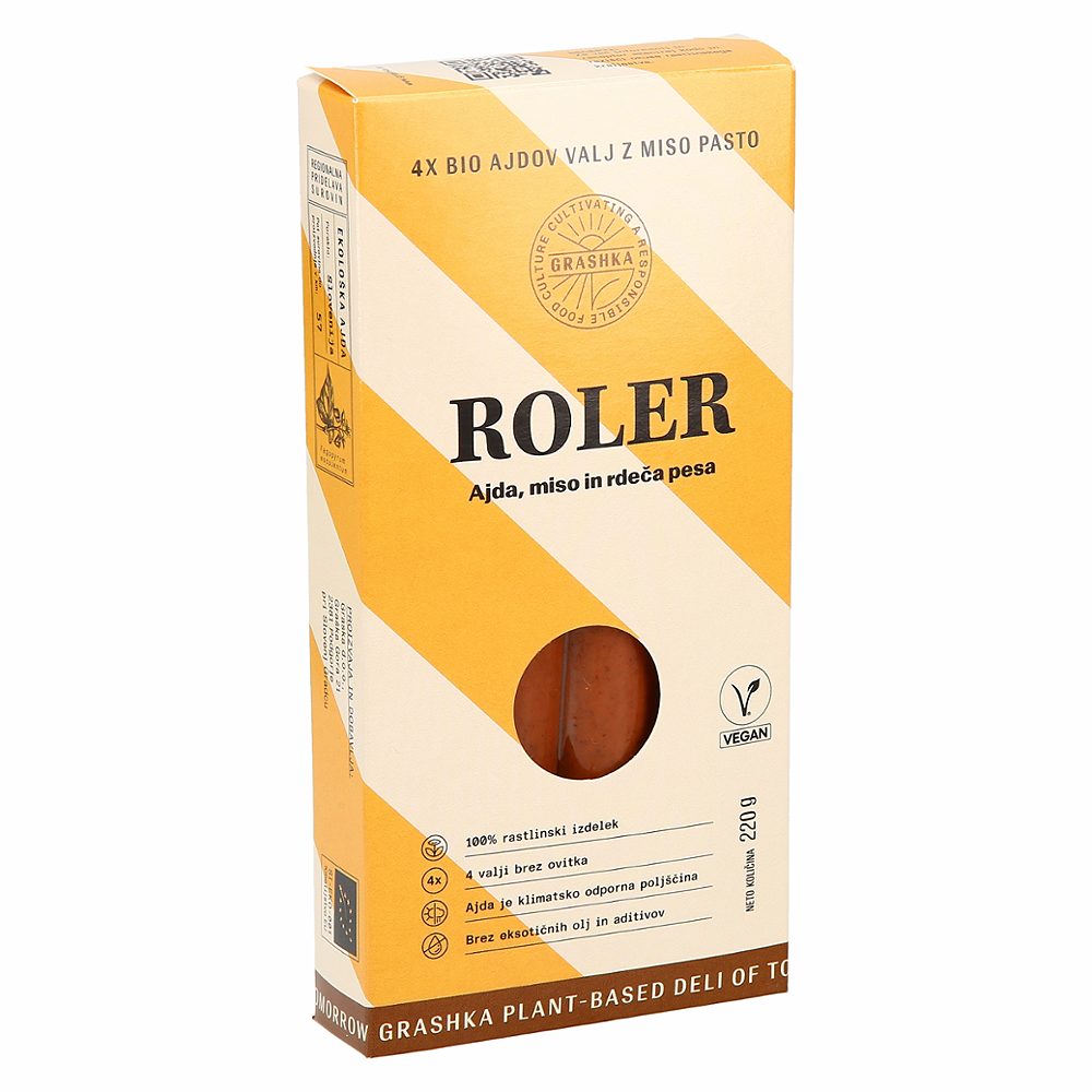 bio dimljen ajdov roler buck z miso pasto