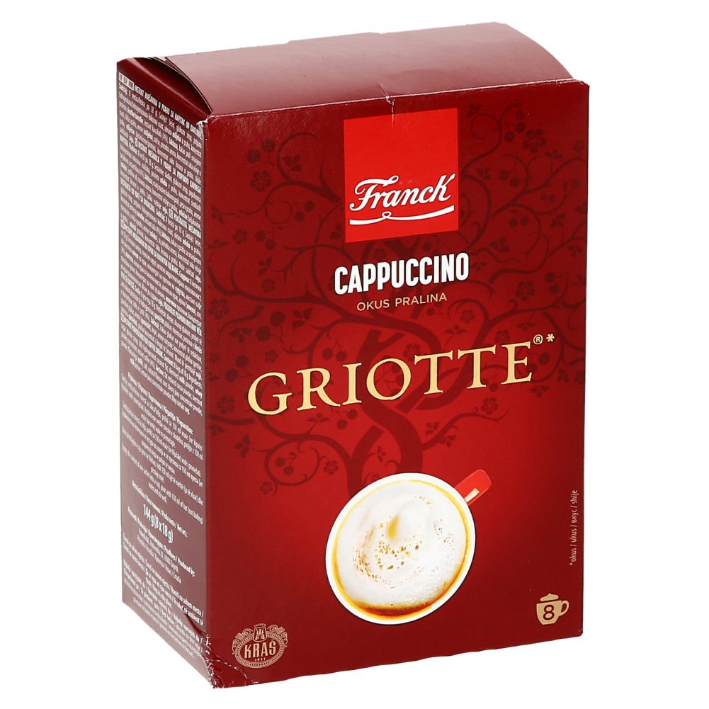 cappuccino, griotte, franck, 144 g