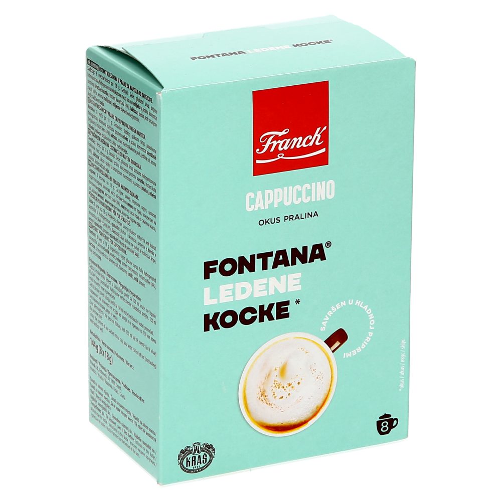 cappuccino, fontana, franck, 144 g