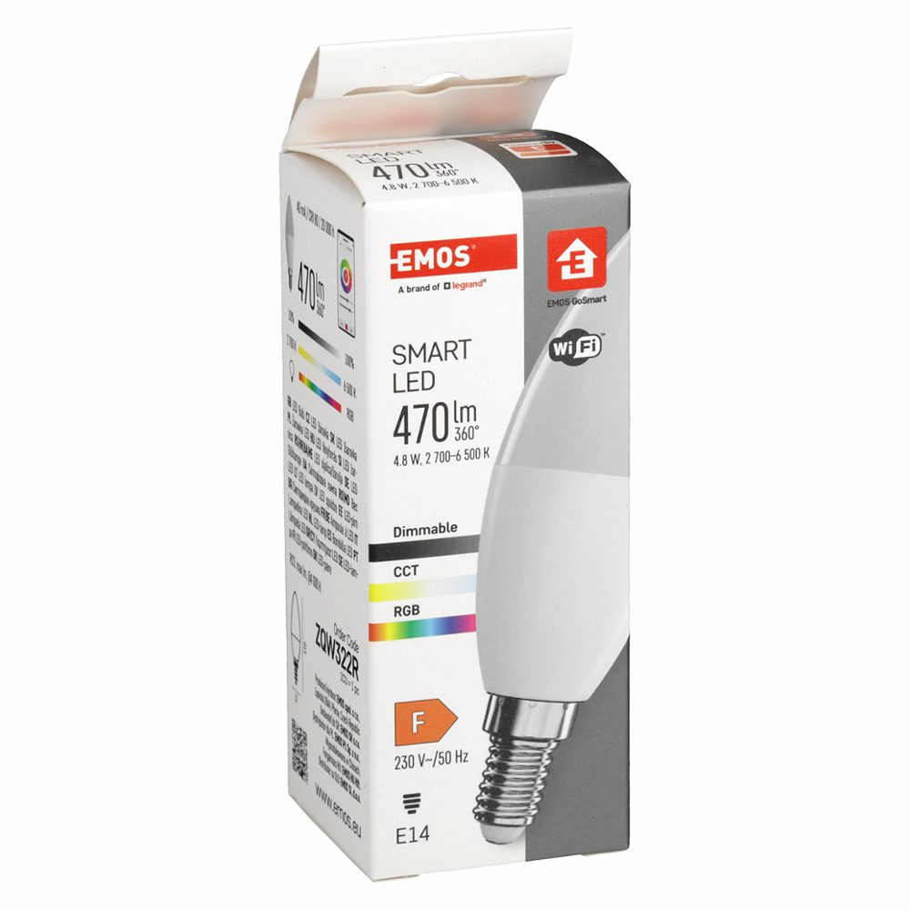 led žarnica gosmart candle zatemnilna