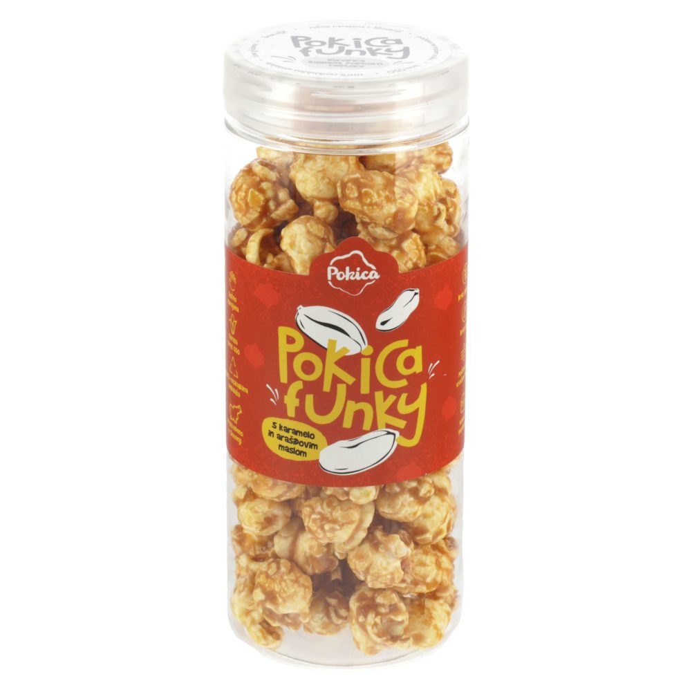 KOKICE KARAMELA IN ARAŠIDOVO MASLO, POKICA, 70G