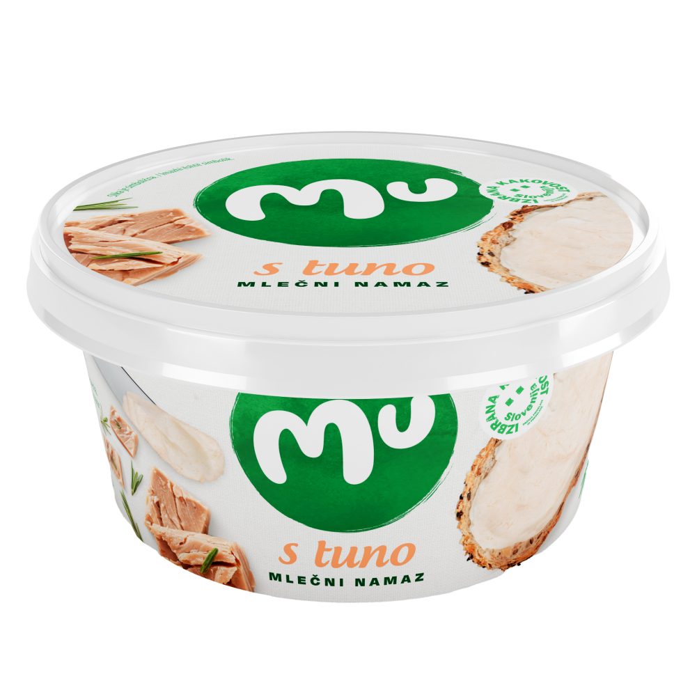 MLEČNI NAMAZ MU S TUNO, LJUBLJANSKE MLEKARNE, 140G
