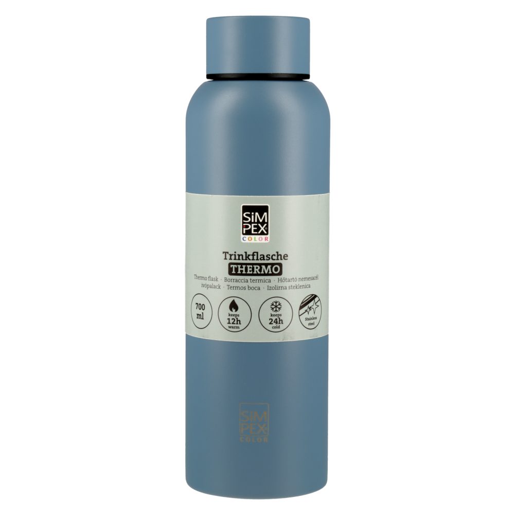 TERMO STEKLENICA SIMPEX COLOR, MODRA, 700ML