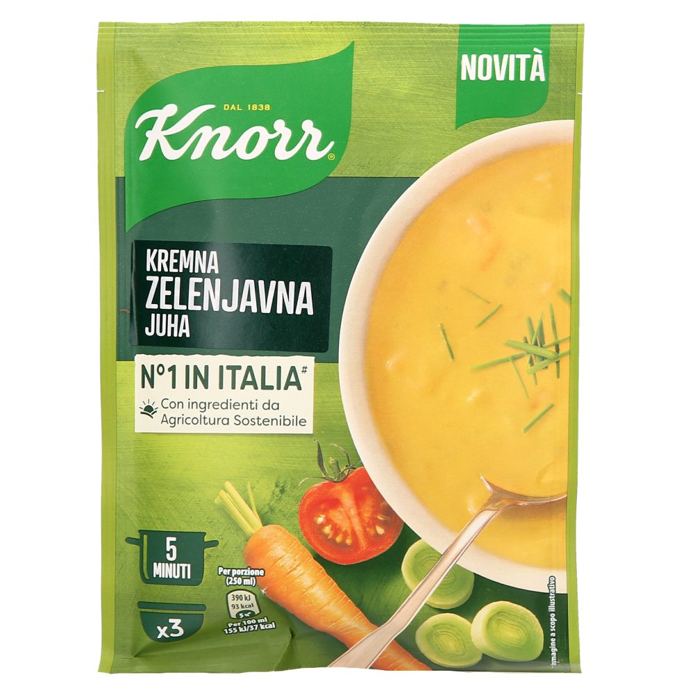 Zelenjavna kremna juha, Knorr, 79 g