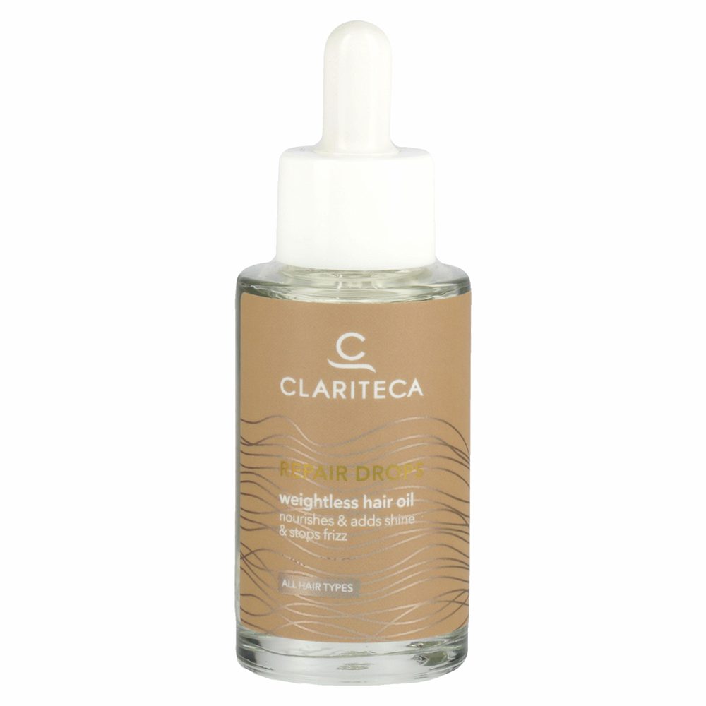 lahko negovalno olje za lase repair drops, clariteca, 50ml
