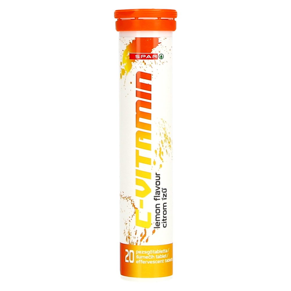 ŠUMEČE TABLETE VITAMIN C, SPAR, 80G