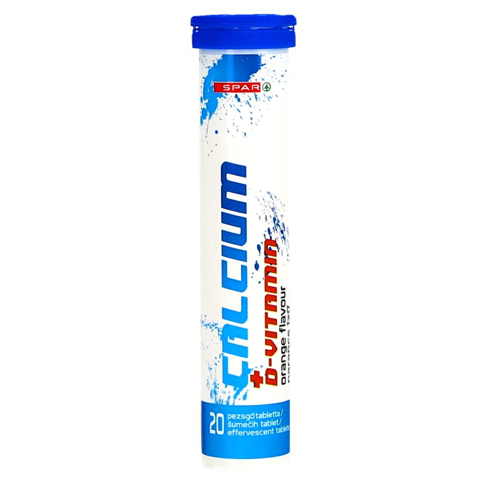 ŠUMEČE TABLETE KALCIJ IN VITAMIN D, SPAR, 80G