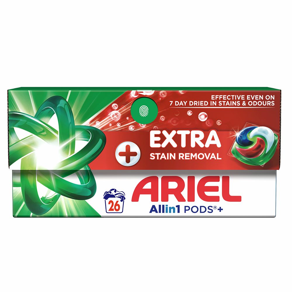 ariel kapsule extra stain removal