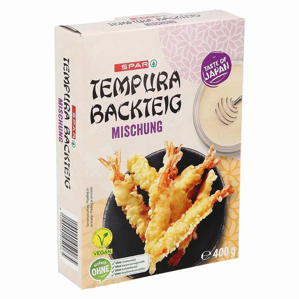 mešanica za pripravo testa za paniranje tempura, spar azija, 400g