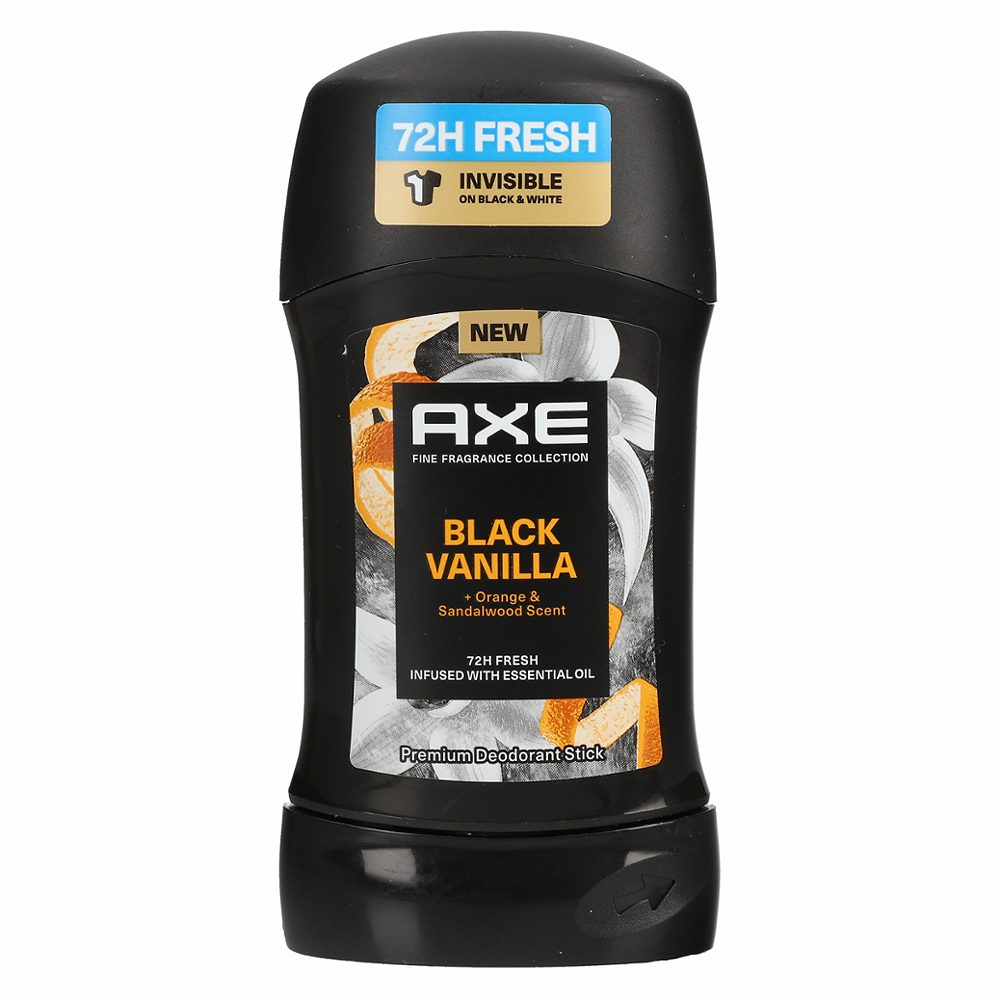 deo stick black vanilla, axe, 50ml